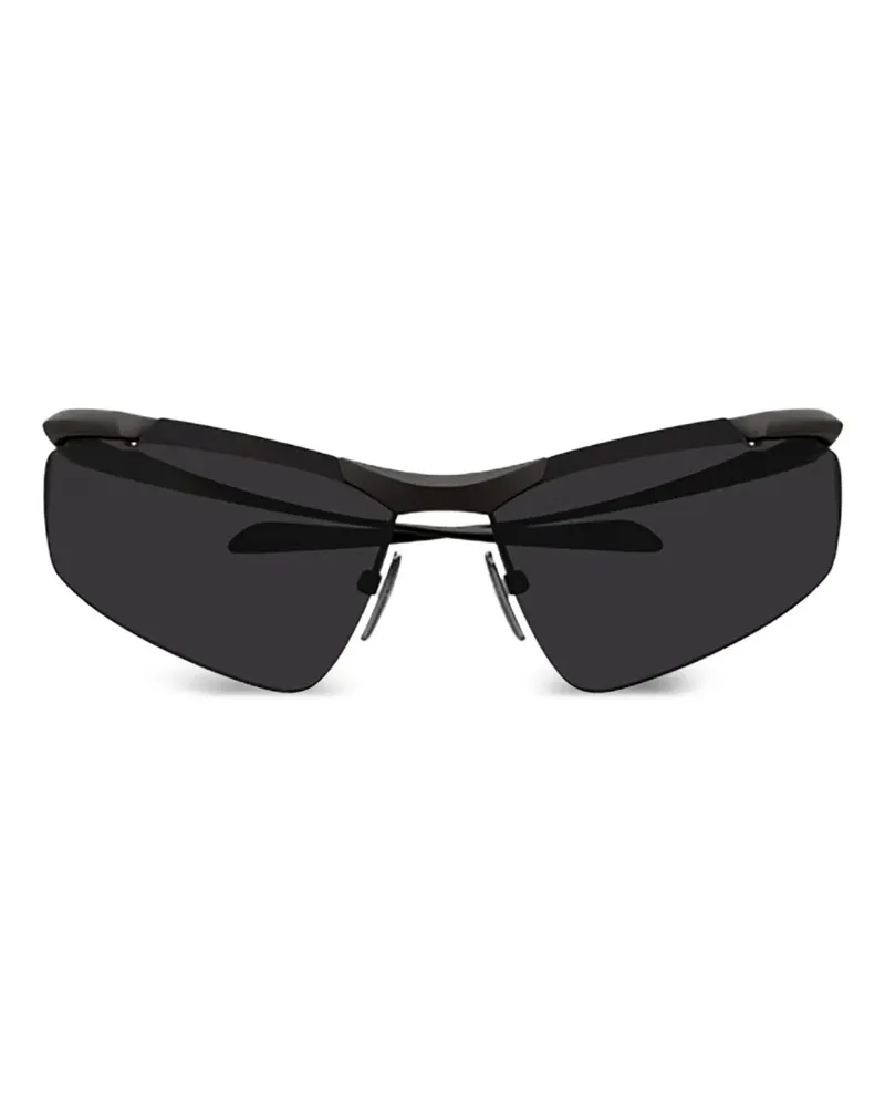 Balenciaga Rahmenlose Sonnenbrille - Schwarz Schwarz