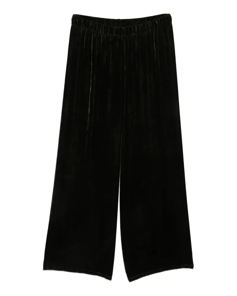 Avant Toi Elastische Hose aus Samt - Grün Grün