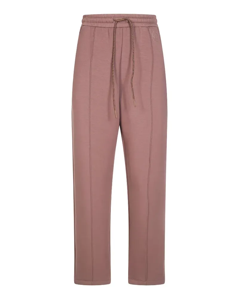 Max Mara drawstring logo track pants - Rosa Rosa