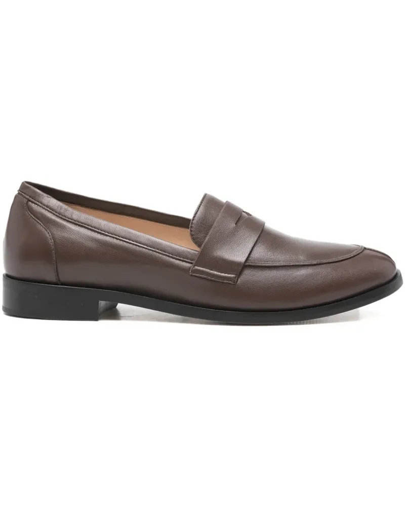 P.A.R.O.S.H. leather loafers - Braun Braun