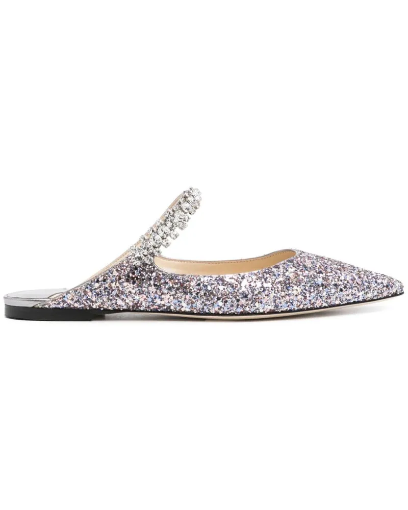 Jimmy Choo Mules mit Kristallen - Violett Violett