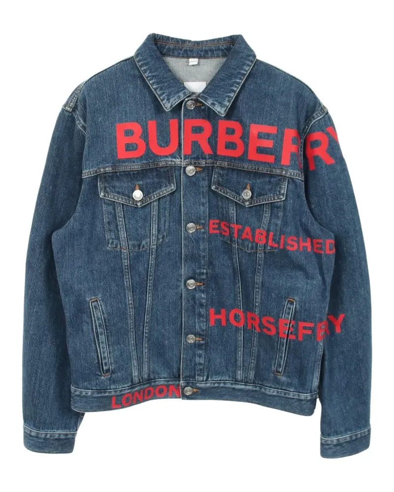 Burberry 2010s Horseferry denim jacket - Blau Blau
