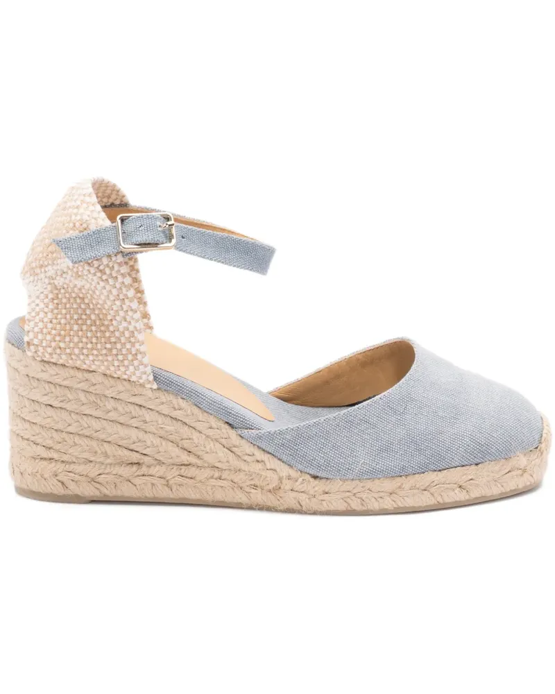 Castañer Espadrilles mit Schnallenriemen - Blau Blau