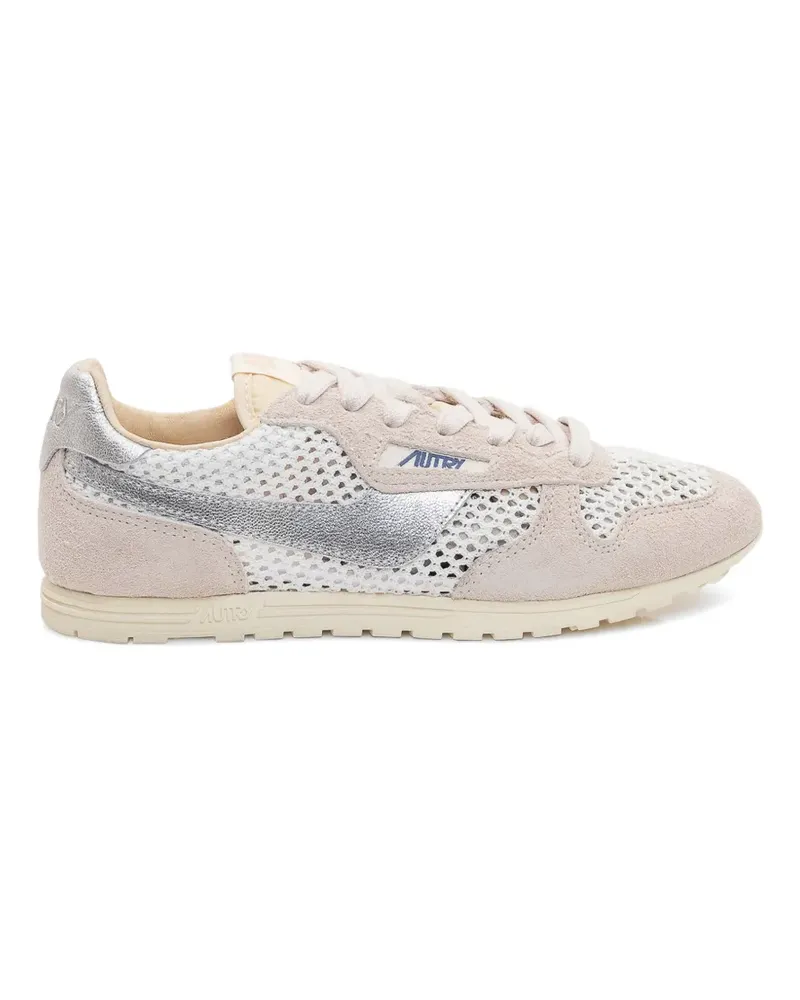AUTRY Windspin lace-up sneakers - Nude Nude