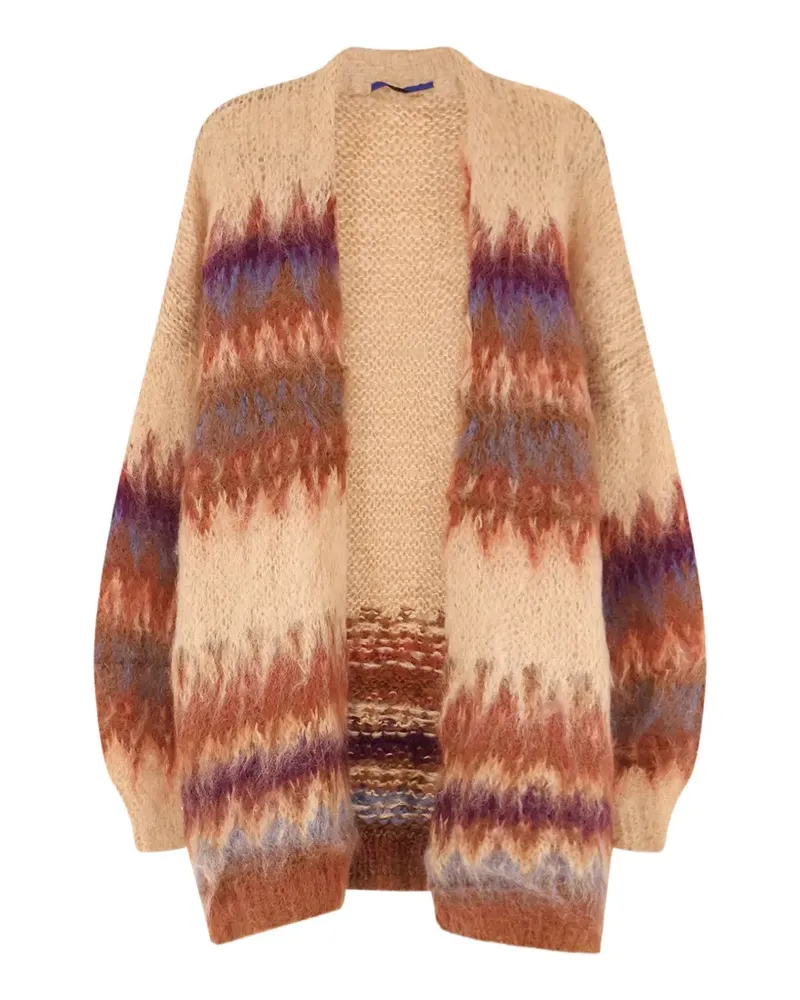 Mes Demoiselles Offener Fadel Cardigan mit Farbverlauf-Effekt - Nude Nude