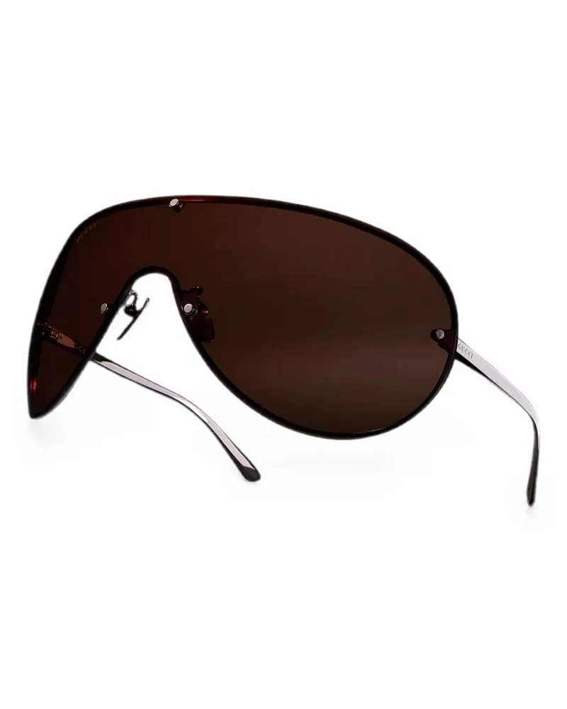 Gucci Rahmenlose Sonnenbrille - Silber Silber