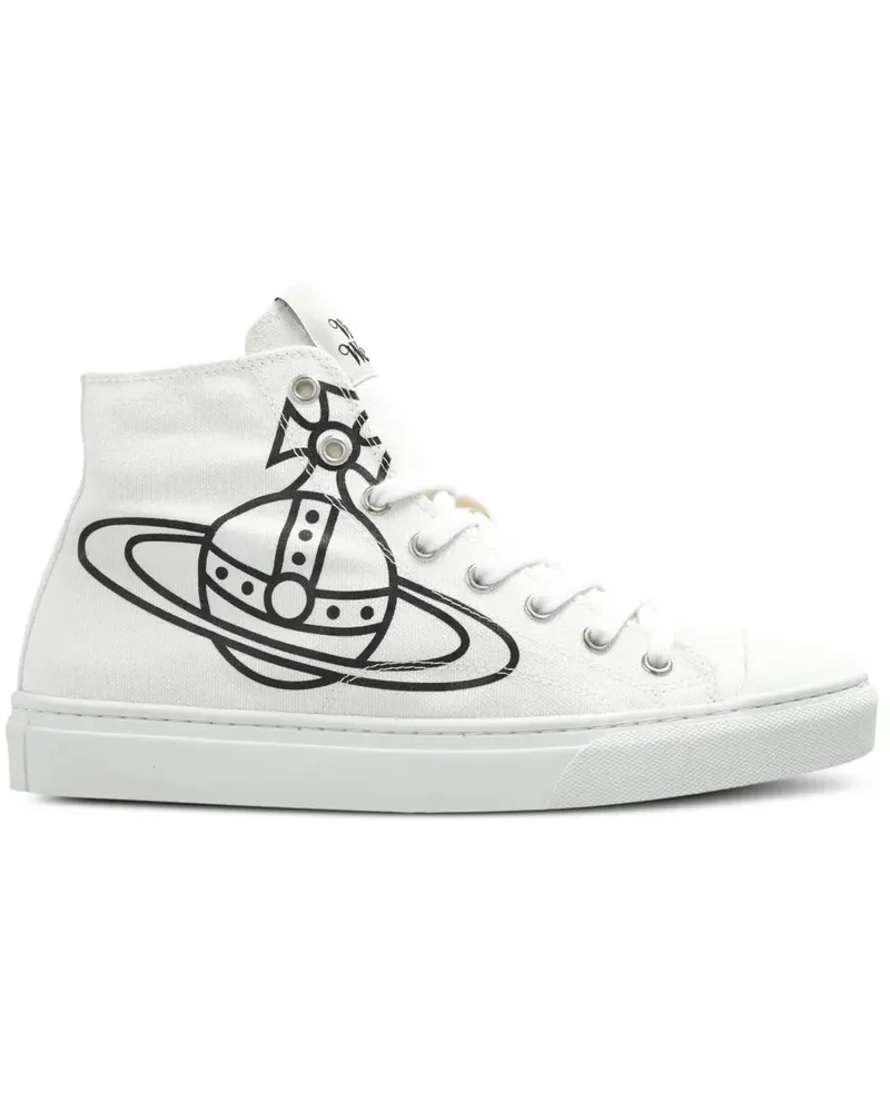 Vivienne Westwood orb-logo high-top pumps - Weiß Weiß