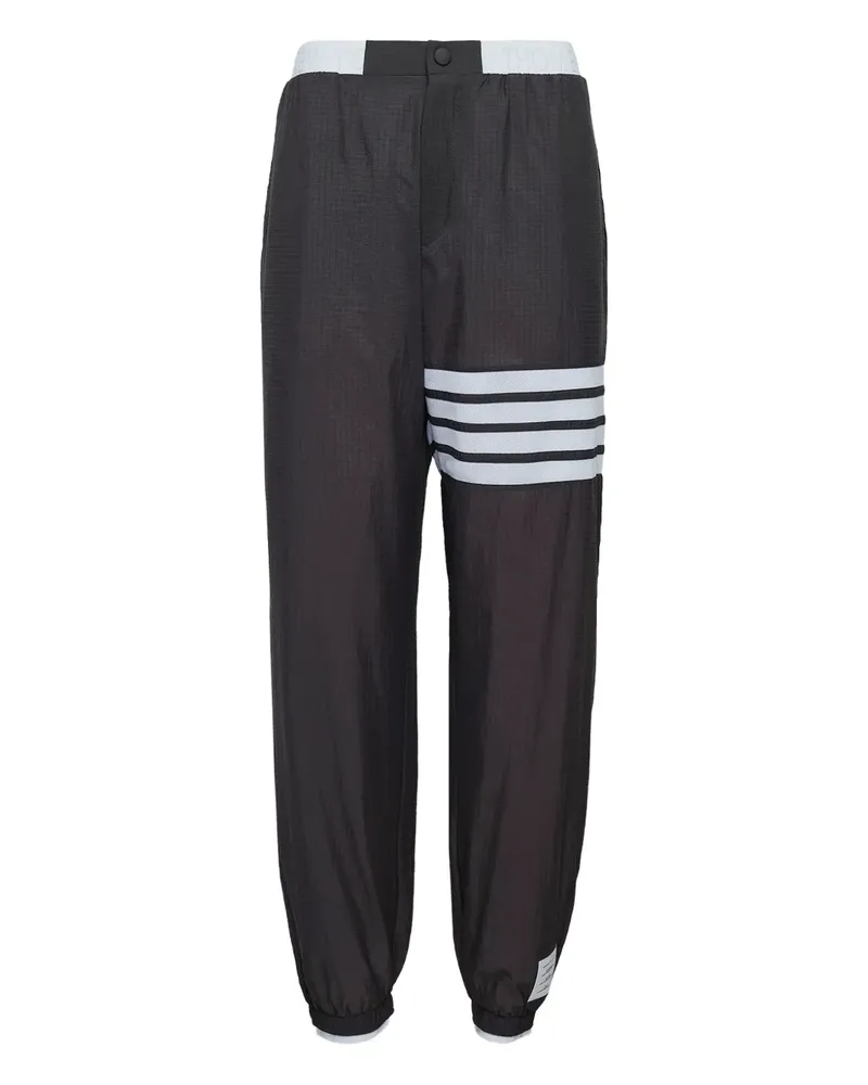 Thom Browne Jogginghose mit Streifen - Schwarz Schwarz