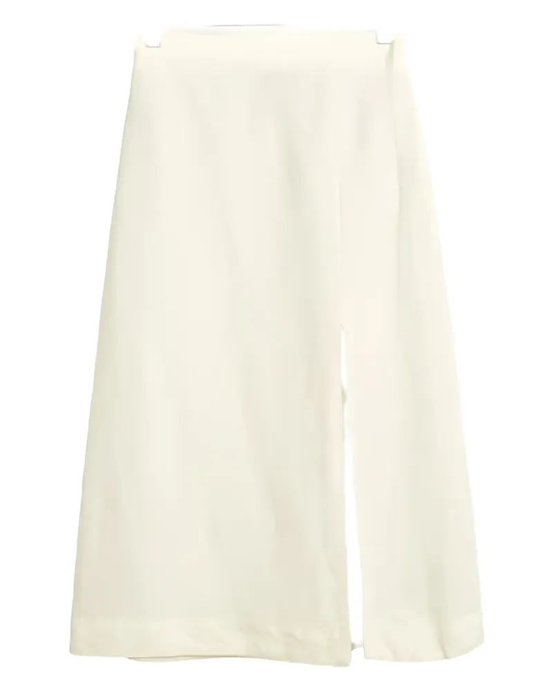 Gant split midi skirt - Weiß Weiß