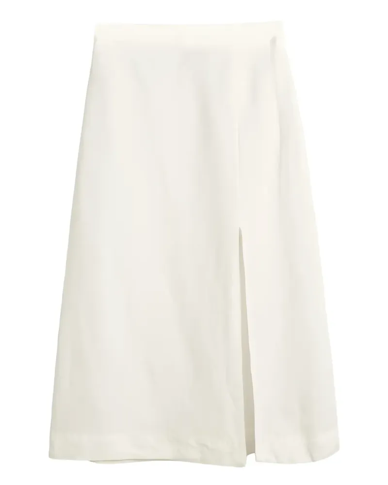 Gant split midi skirt - Weiß Weiß