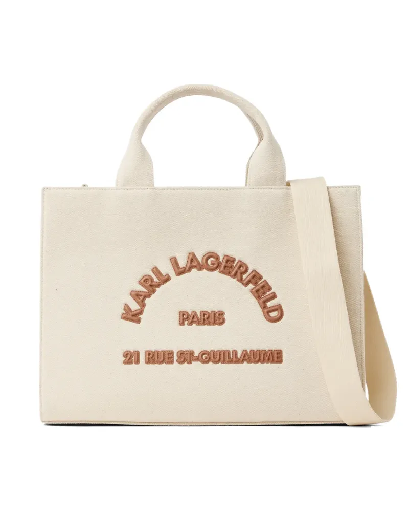 Karl Lagerfeld Mittelgroße Rue St-Guillaume Tote Bag - Nude Nude