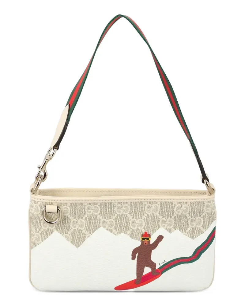 Gucci GG-patterned shoulder bag - Nude Nude