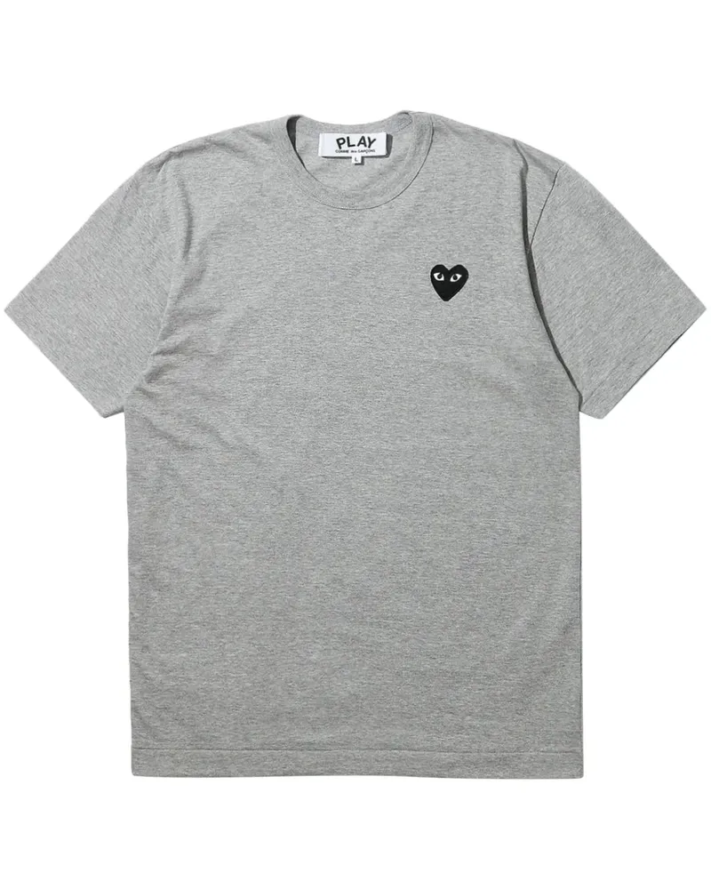 Comme des Garçons T-Shirt mit Patch - Grau Grau