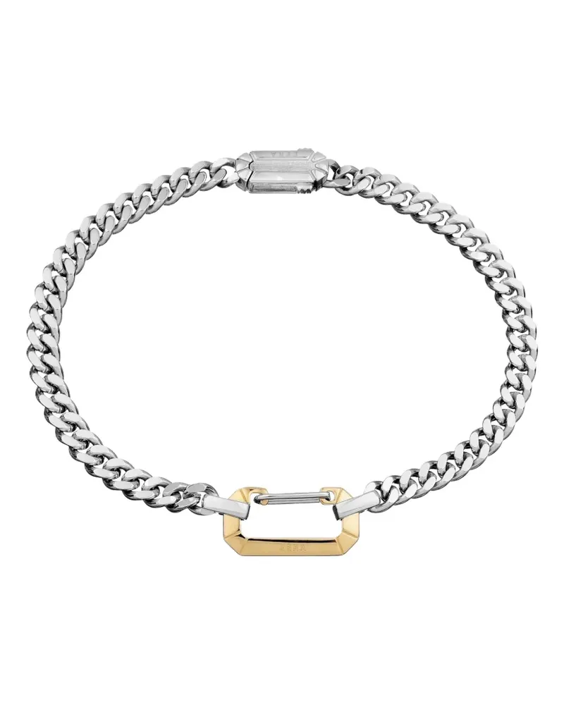 EÉRA Graviertes 18kt Gelbgoldarmband - Silber Silber