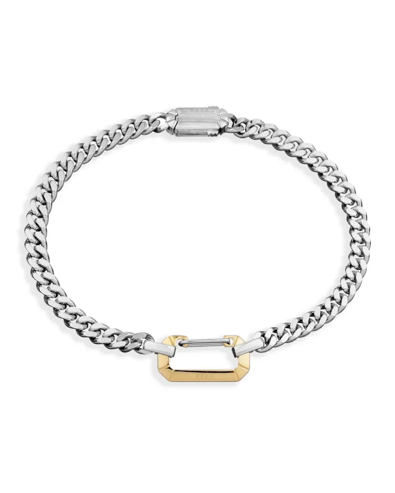EÉRA Graviertes 18kt Gelbgoldarmband - Silber Silber
