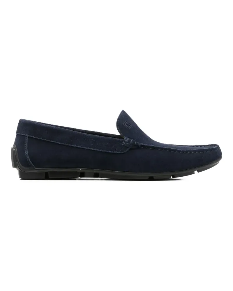 Alberto Gozzi leather loafers - Blau Blau