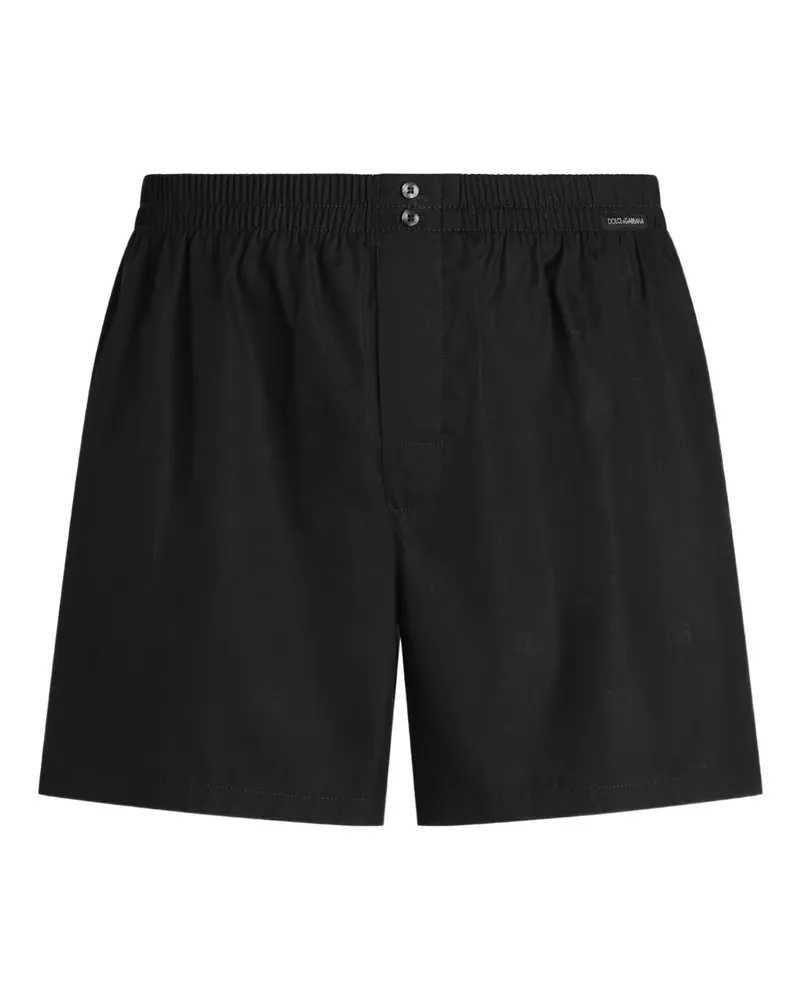 Dolce & Gabbana Boxershorts mit Logo-Knöpfen - Blau Blau
