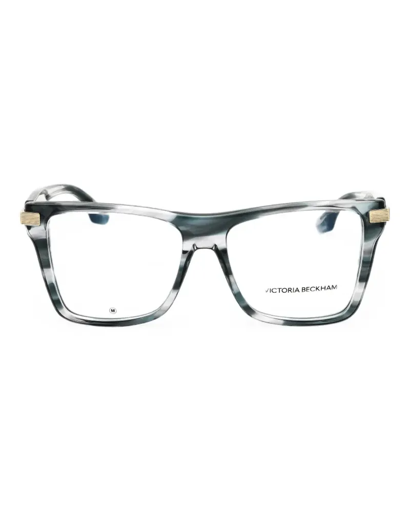 Victoria Beckham rectangle-frame glasses - Grau Grau