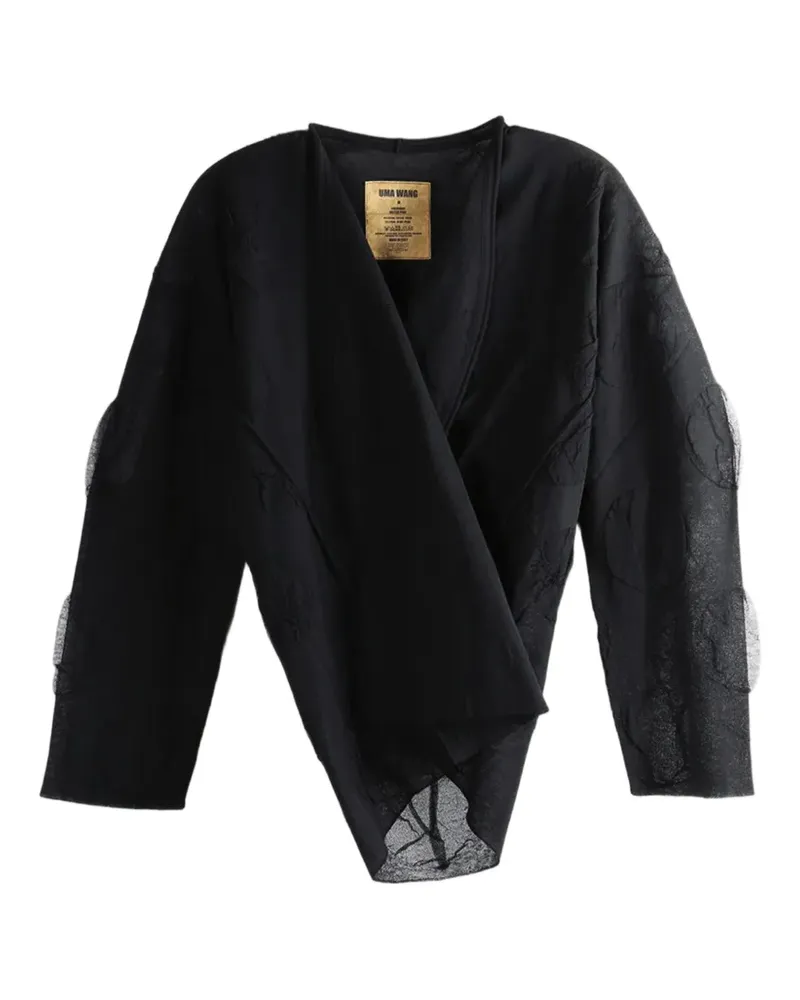 Uma Wang long-sleeves jacket - Schwarz Schwarz