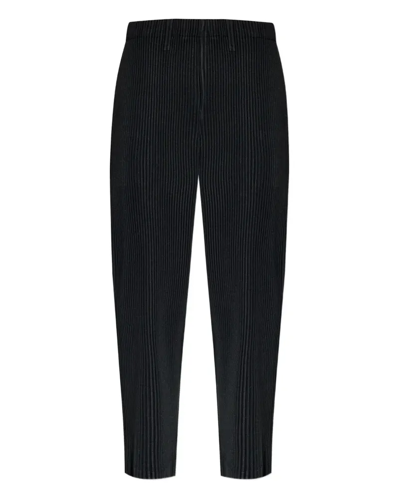 Issey Miyake Kersey Hose mit Falten - Schwarz Schwarz