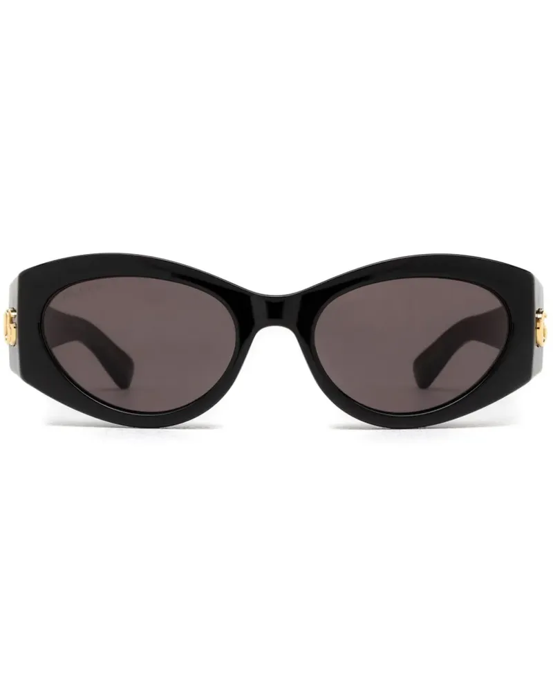 Gucci Sonnenbrille mit Cat-Eye-Gestell - Schwarz Schwarz