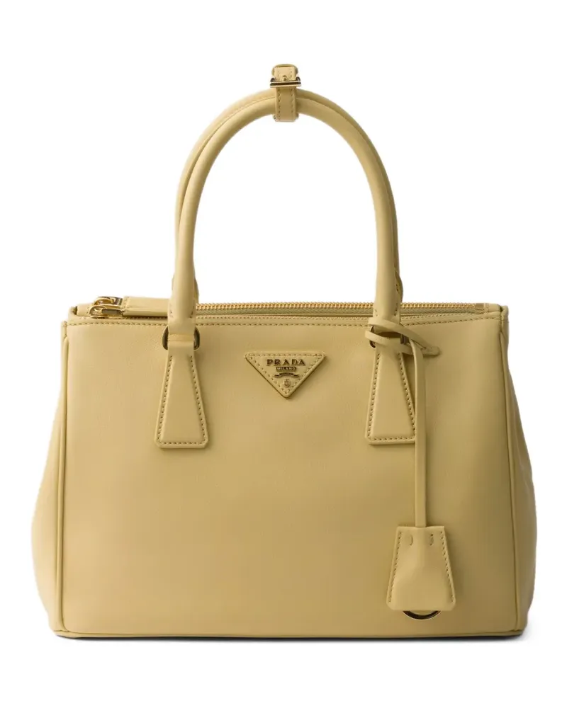 Prada Mittelgroße Galleria Handtasche - Gelb Gelb