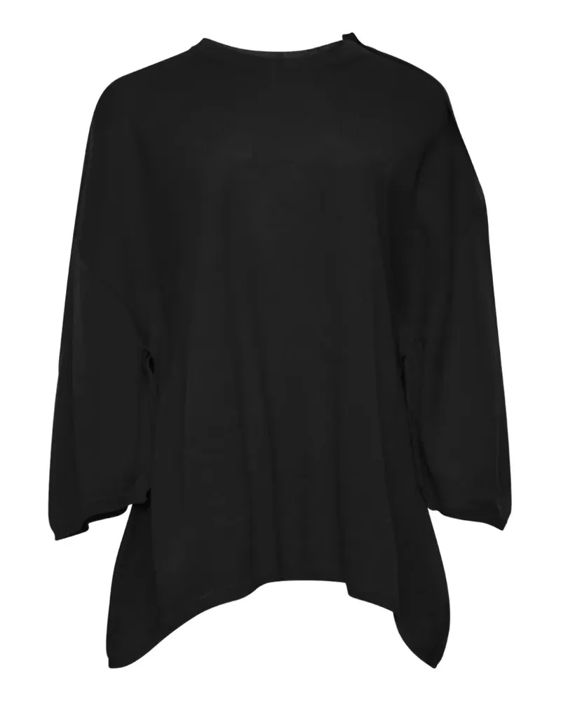 Comme des Garçons Pullover mit abgerundetem Saum - Schwarz Schwarz