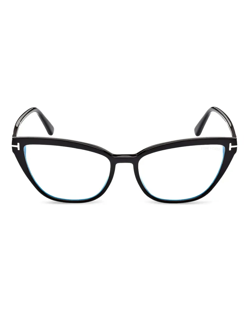 Tom Ford Klassische Cat-Eye-Brille - Schwarz Schwarz