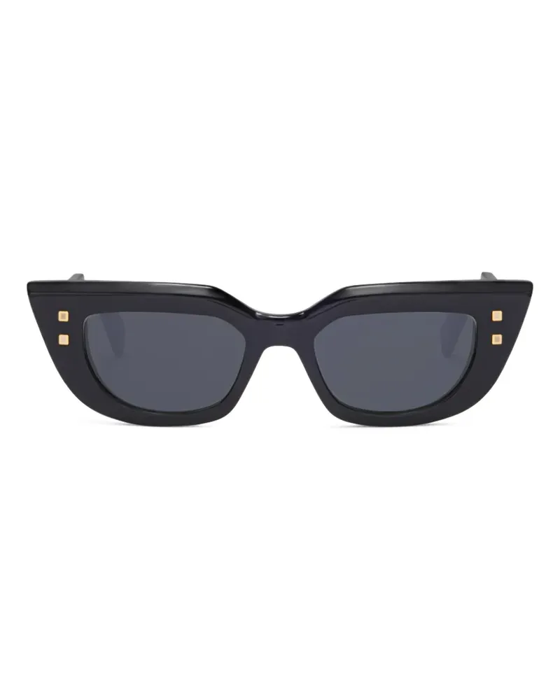 Balmain embellished cat-eye sunglasses - Schwarz Schwarz
