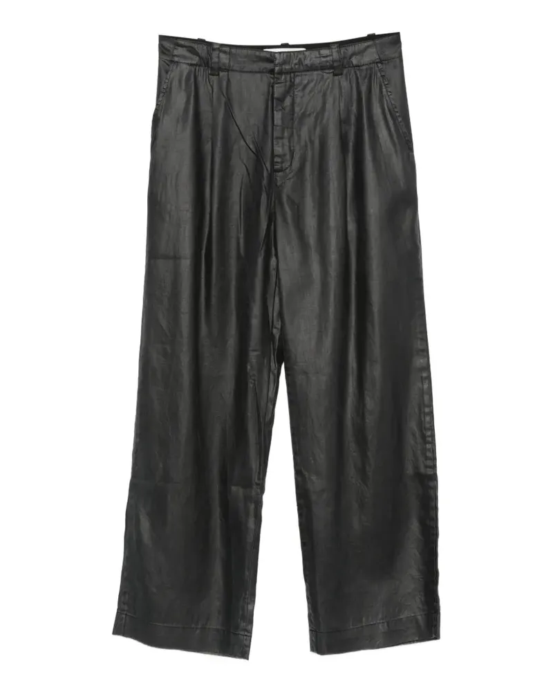 Our Legacy Still pleated trousers - Schwarz Schwarz