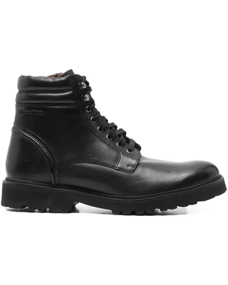 Marc O'Polo Stiefel mit Schnürung - Schwarz Schwarz