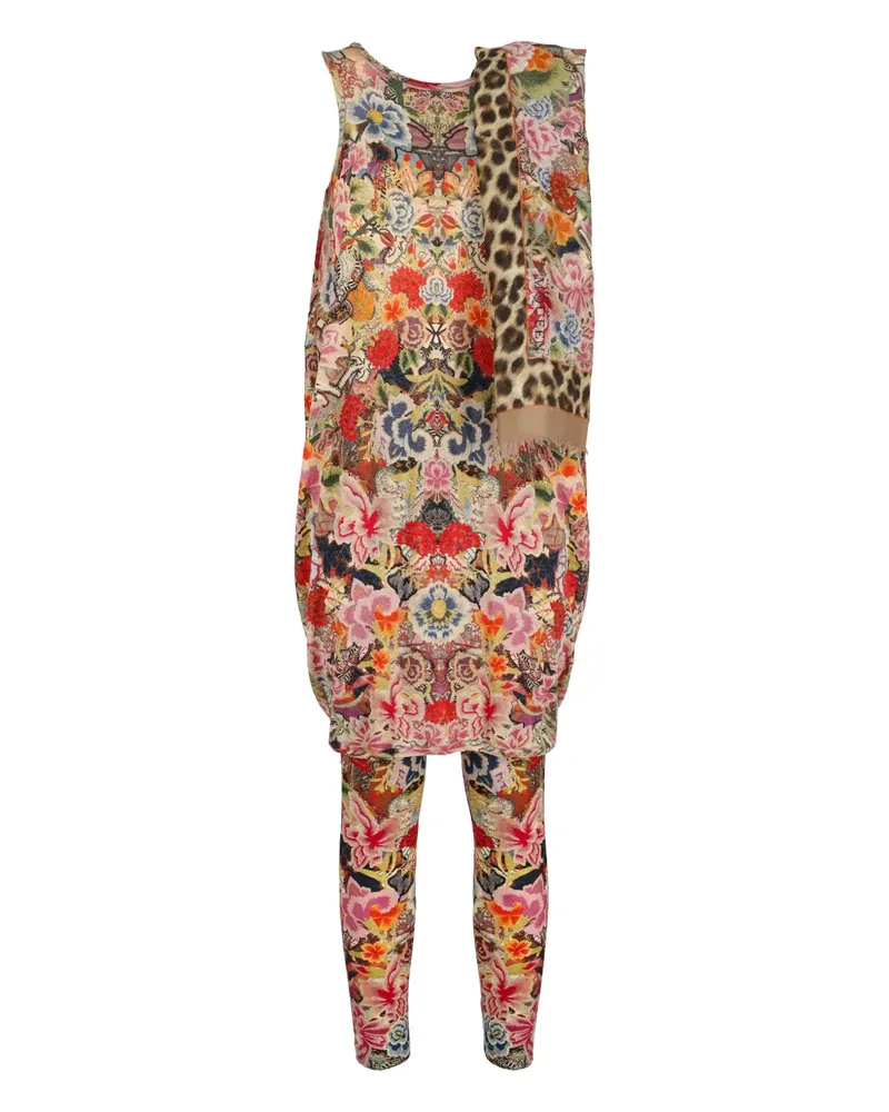 Alexander McQueen Dreiteiliges Set mit Blumen-Print - Mehrfarbig Mehrfarbig