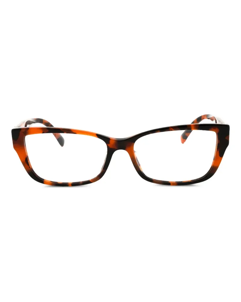 Versace Cat-Eye-Brille in Schildpattoptik - Braun Braun
