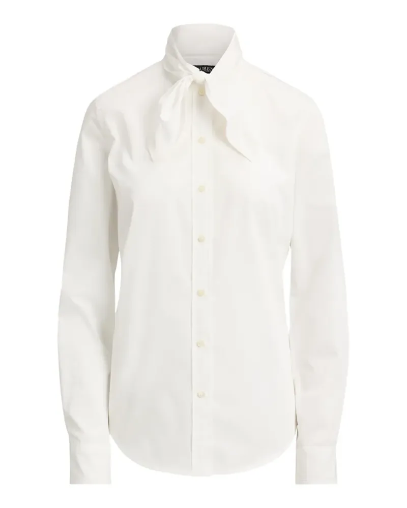 Ralph Lauren Hemd mit Schleifenkragen - Weiß Weiß