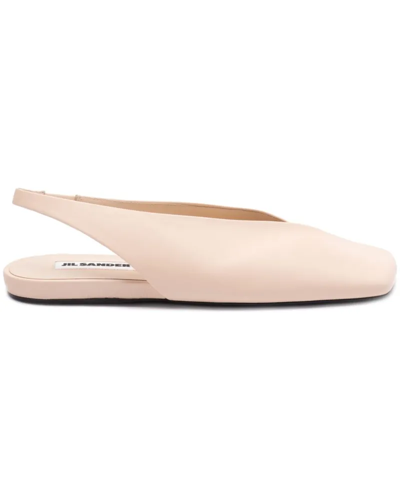 Jil Sander Slingback-Ballerinas - Rosa Rosa