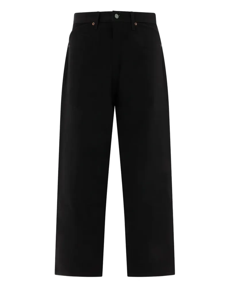 Brain Dead Jeans mit Logo-Patch - Schwarz Schwarz