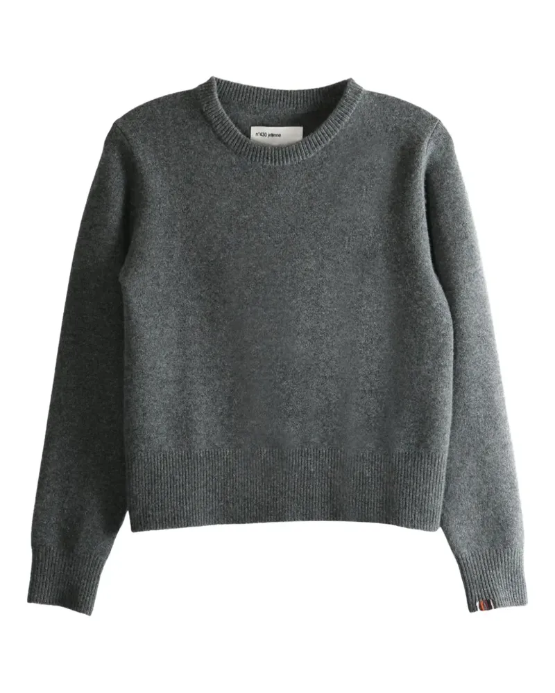 extreme cashmere Pullover mit meliertem Effekt - Grau Grau