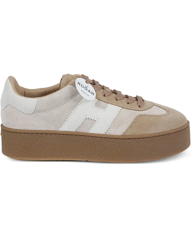 Hogan Sneakers mit Plateau - Nude Nude