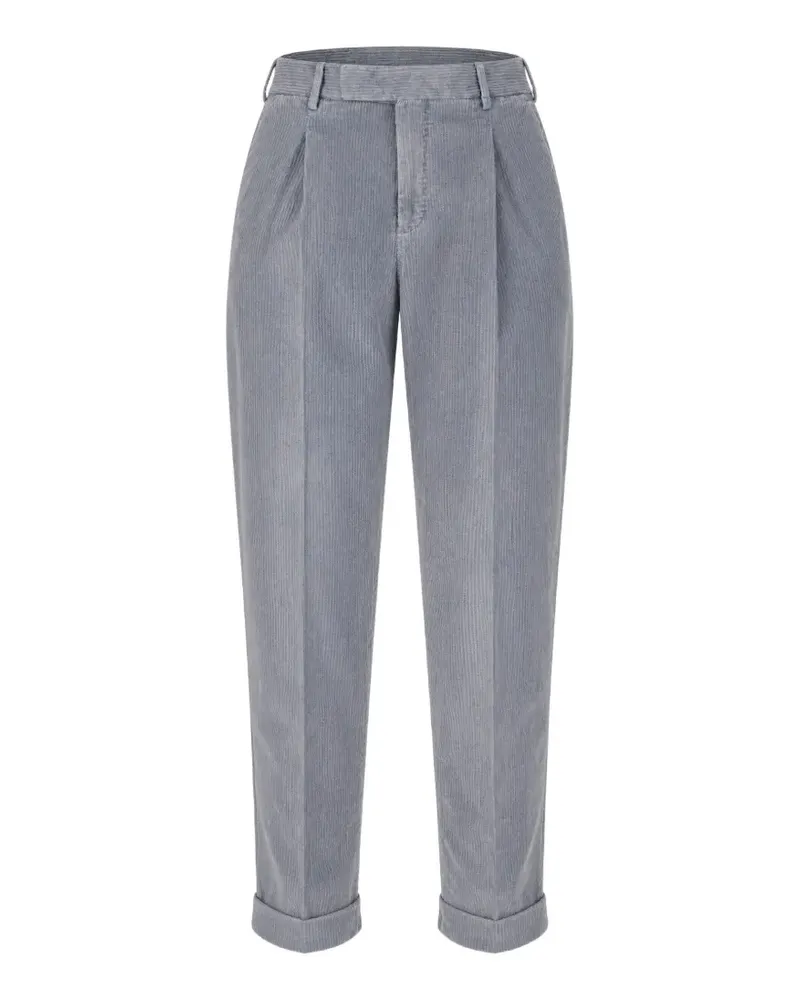 PT TORINO Cordhose mit Falten - Grau Grau