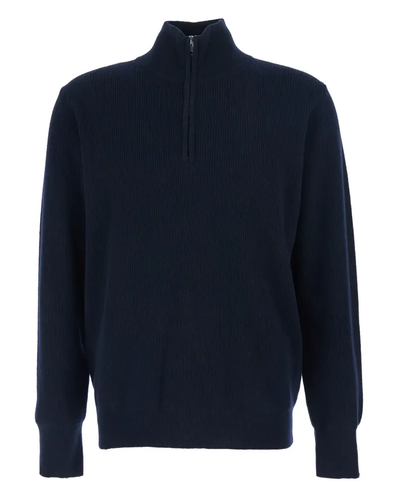 Roberto Collina Cardigan mit Stehkragen - Blau Blau