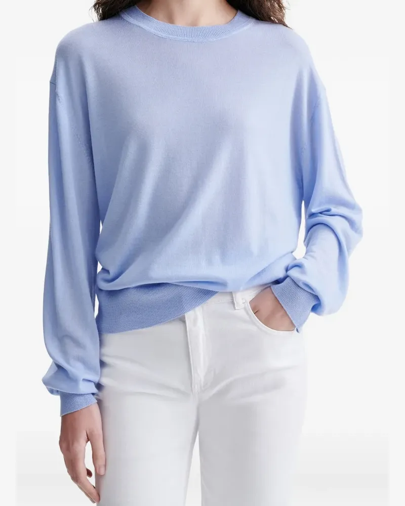 Vanessa Bruno Hayat Pullover aus Merinowolle - Blau Blau