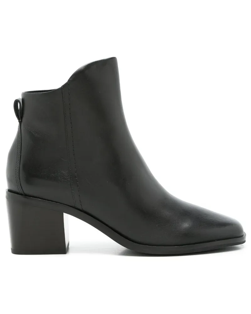Sarah Chofakian Stiefel mit eckiger Kappe 40mm - Schwarz Schwarz
