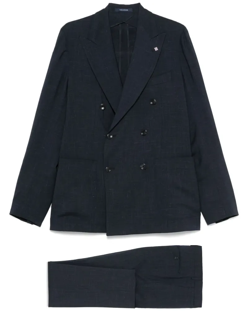 Tagliatore Anzug mit Brosche - Blau Blau