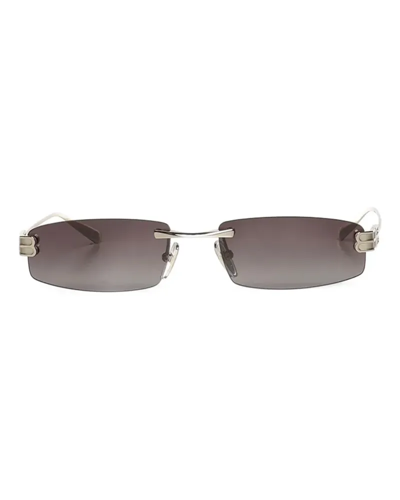 Balenciaga Gossip rectangle sunglasses - Gold Gold