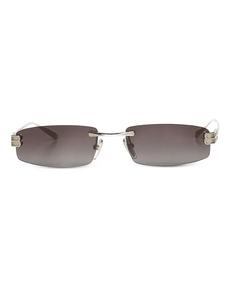 Balenciaga Gossip rectangle sunglasses - Gold Gold