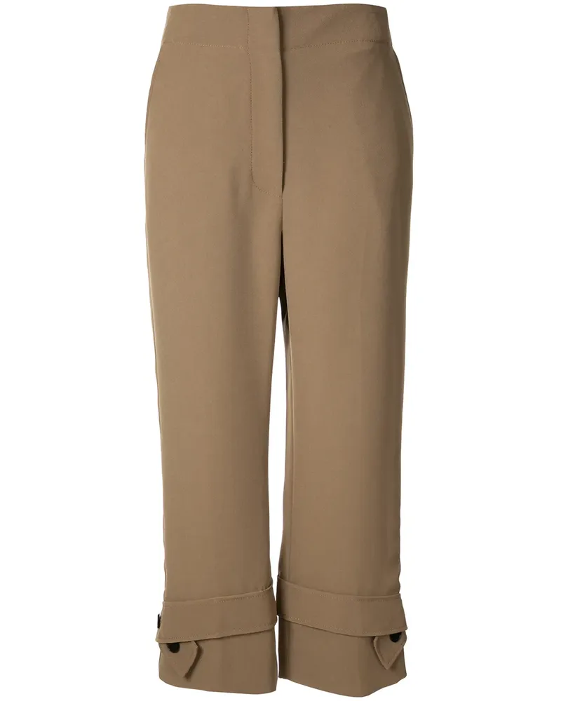 3.1 phillip lim Hose mit Saumriegeln - Schwarz Schwarz
