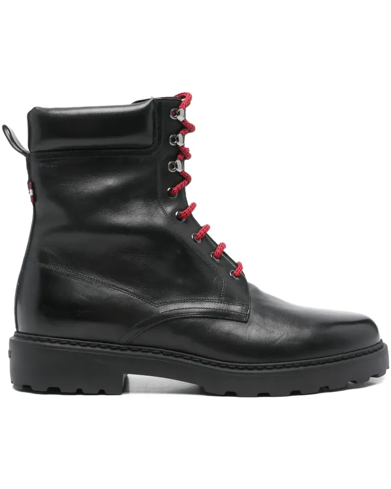 Bally Hiking-Boots aus Leder - Schwarz Schwarz