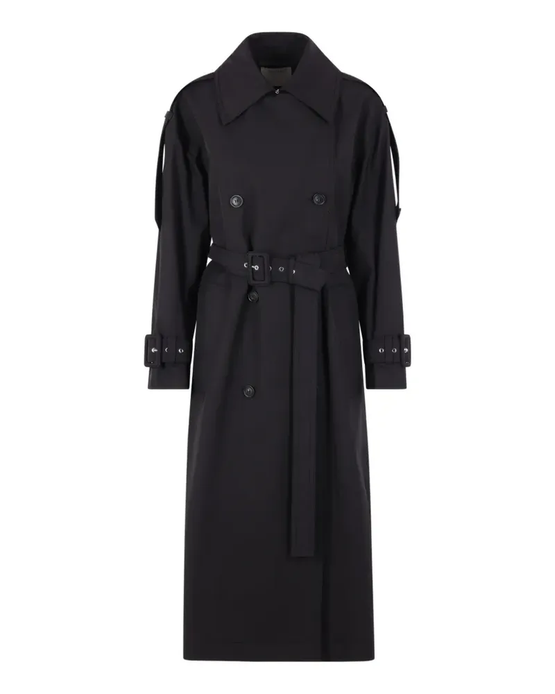 SPORTMAX Gocce trenchcoat - Schwarz Schwarz