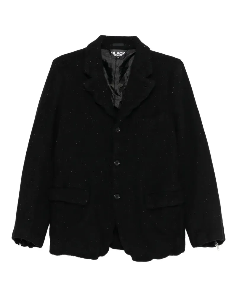 Comme des Garçons zip-up sleeve blazer - Schwarz Schwarz