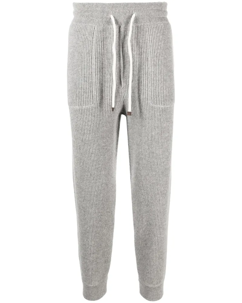 Brunello Cucinelli Jogginghose aus Kaschmir - Grau Grau